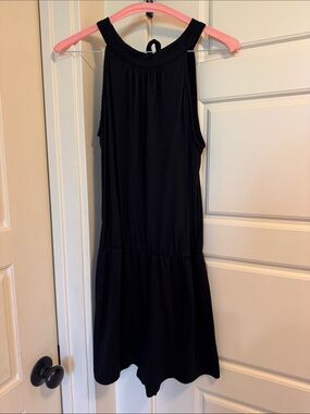 Splendid Black Sleeveless Halter Romper‎ Women's
